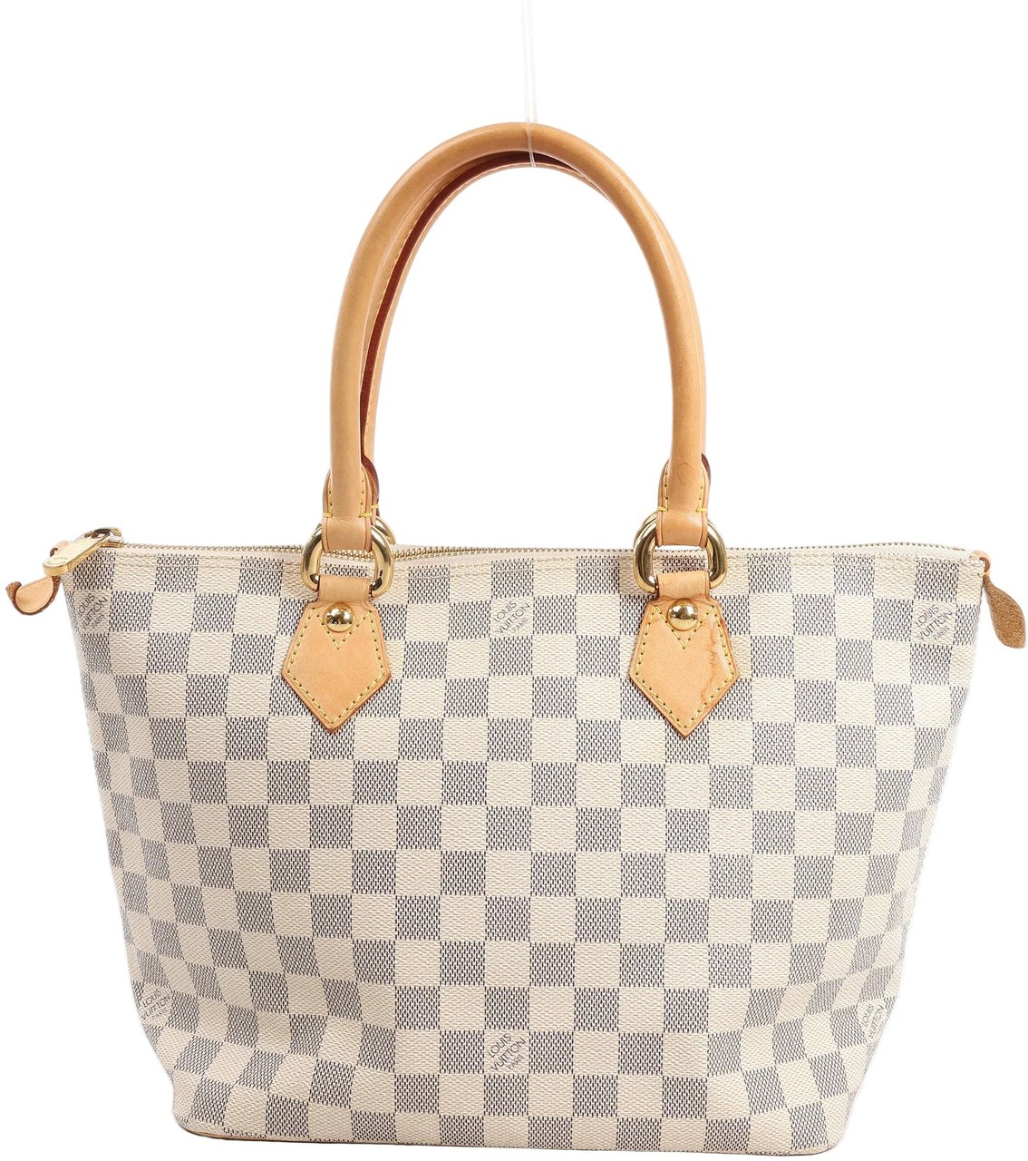 Louis Vuitton Louis Vuitton Damier Azur Saleya PM Handbag N51186 Beige