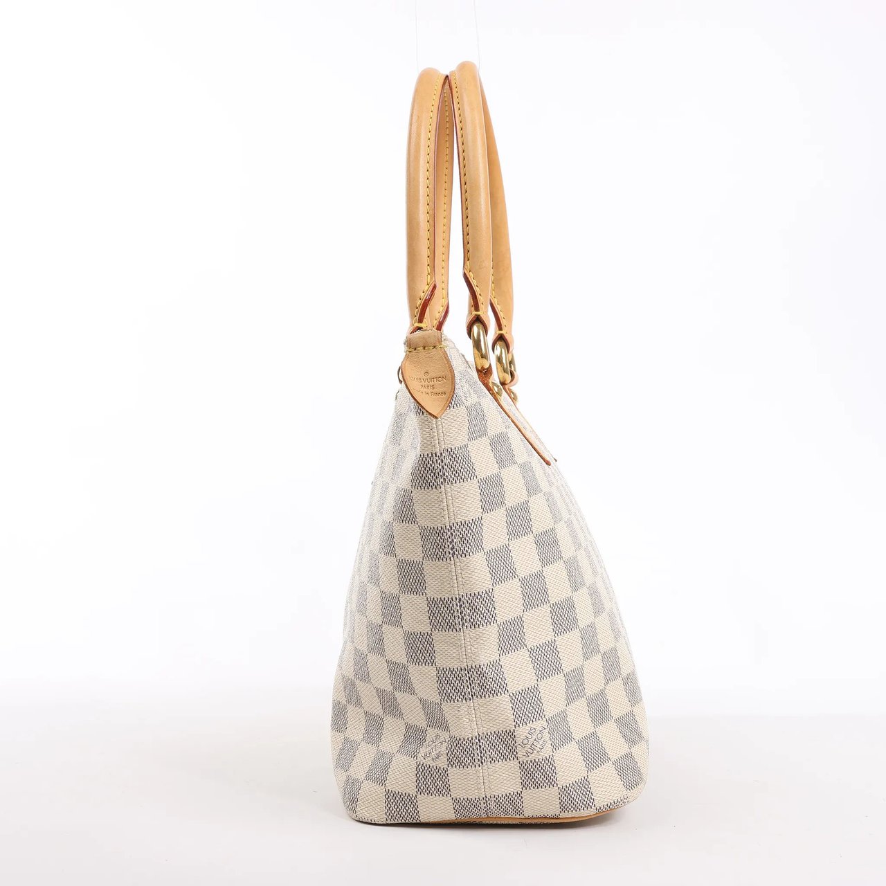 Louis Vuitton Louis Vuitton Damier Azur Saleya PM Handbag N51186 Beige