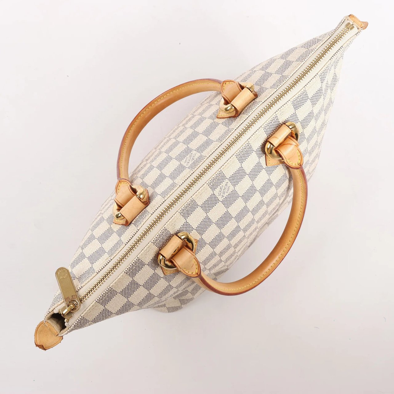 Louis Vuitton Louis Vuitton Damier Azur Saleya PM Handbag N51186 Beige
