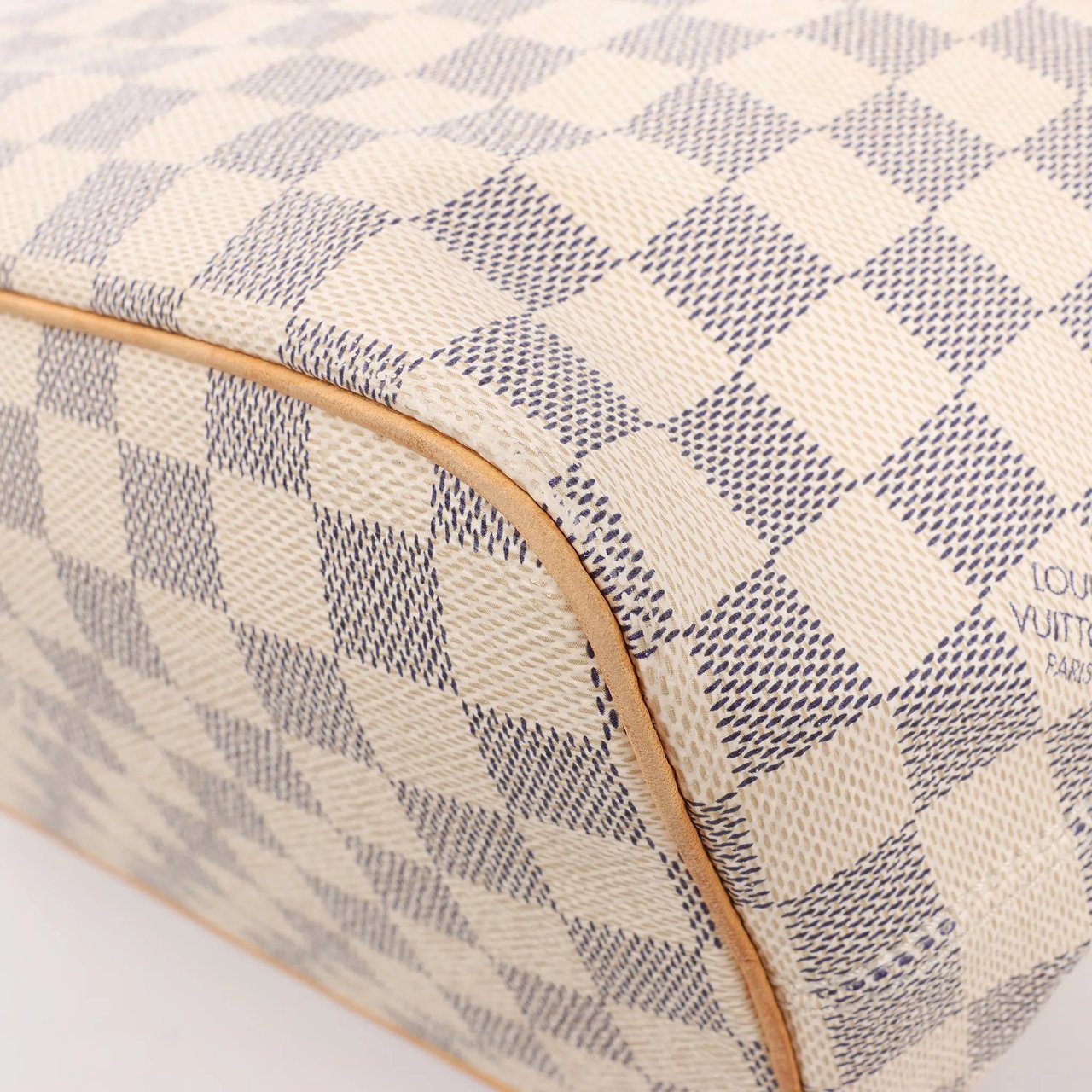 Louis Vuitton Louis Vuitton Damier Azur Saleya PM Handbag N51186 Beige