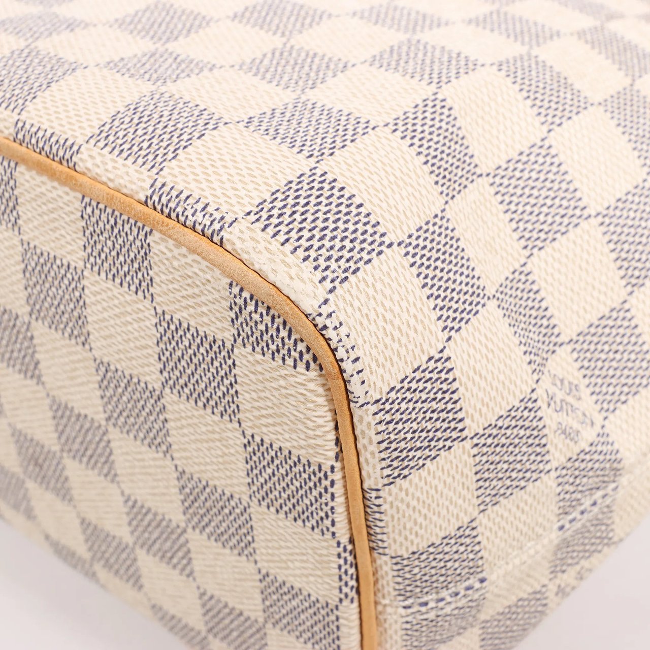 Louis Vuitton Louis Vuitton Damier Azur Saleya PM Handbag N51186 Beige