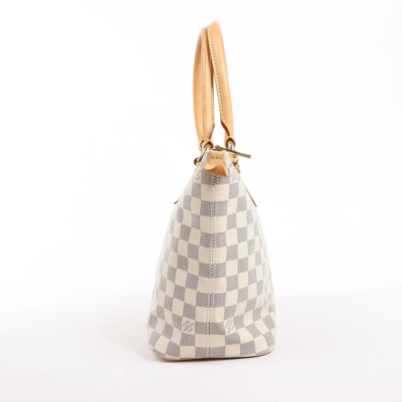 Louis Vuitton Louis Vuitton Damier Azur Saleya PM Handbag N51186 Beige