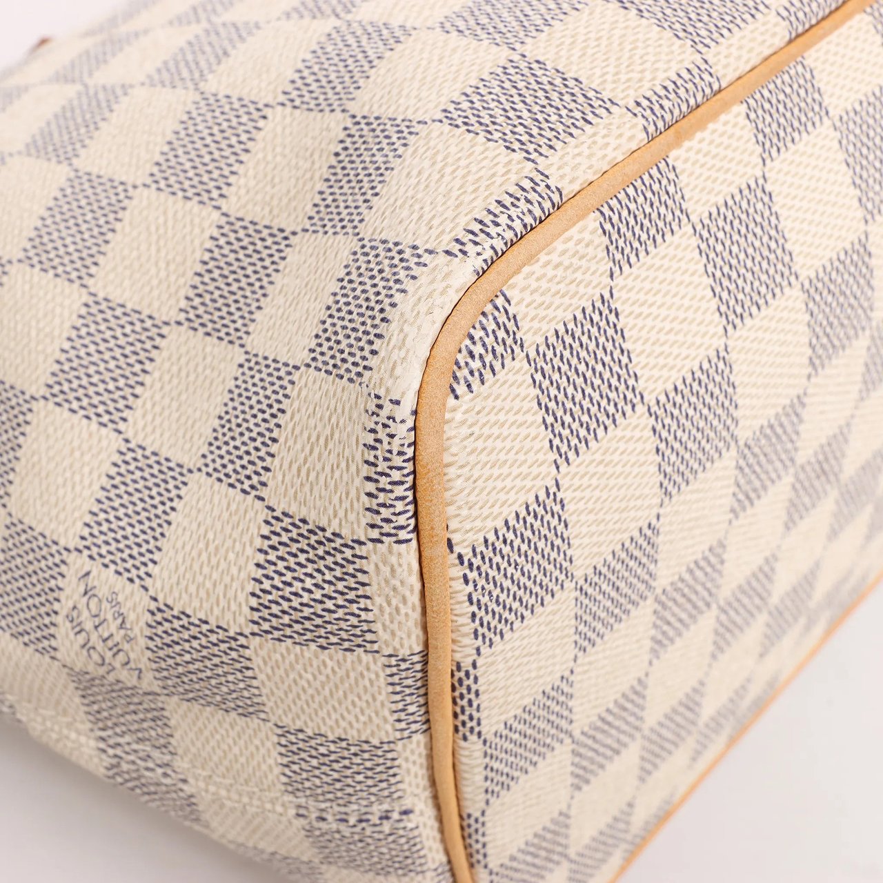 Louis Vuitton Louis Vuitton Damier Azur Saleya PM Handbag N51186 Beige