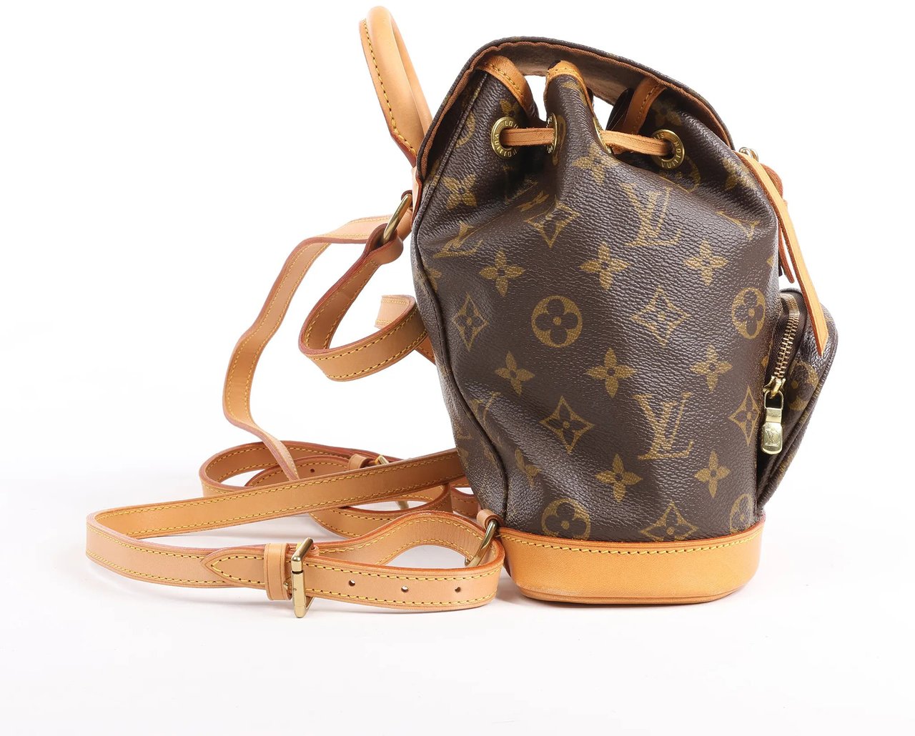 Louis Vuitton Louis Vuitton Monogram Canvas Montsouris Vintage Mini Backpack M51137 Bruin