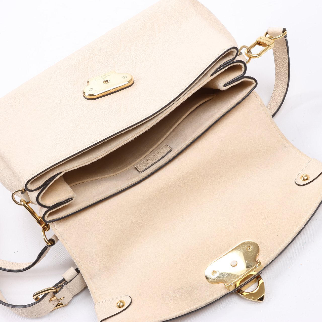 Louis Vuitton Louis Vuitton Monogram Empreinte Georges BB 2Way Handbag in Beige M53943 Beige