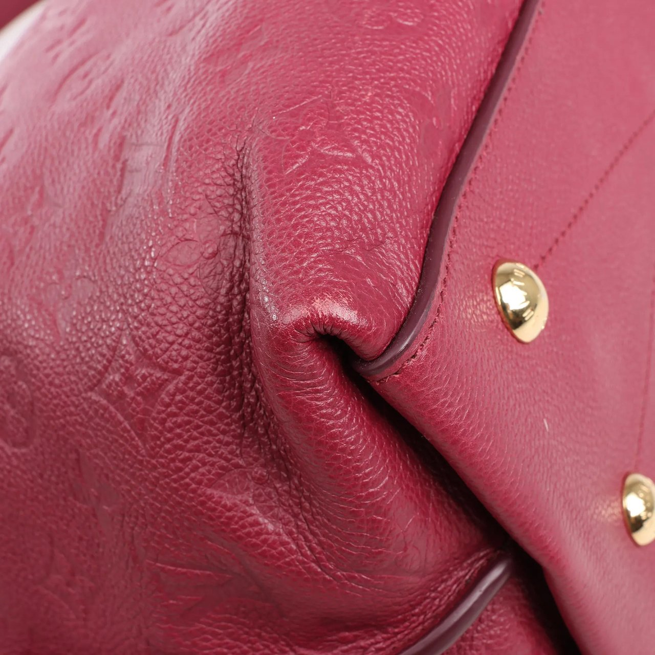 Louis Vuitton Louis Vuitton Monogram Hobo Metis 2Way Shoulder Bag in Burgundy M40813 Maroon