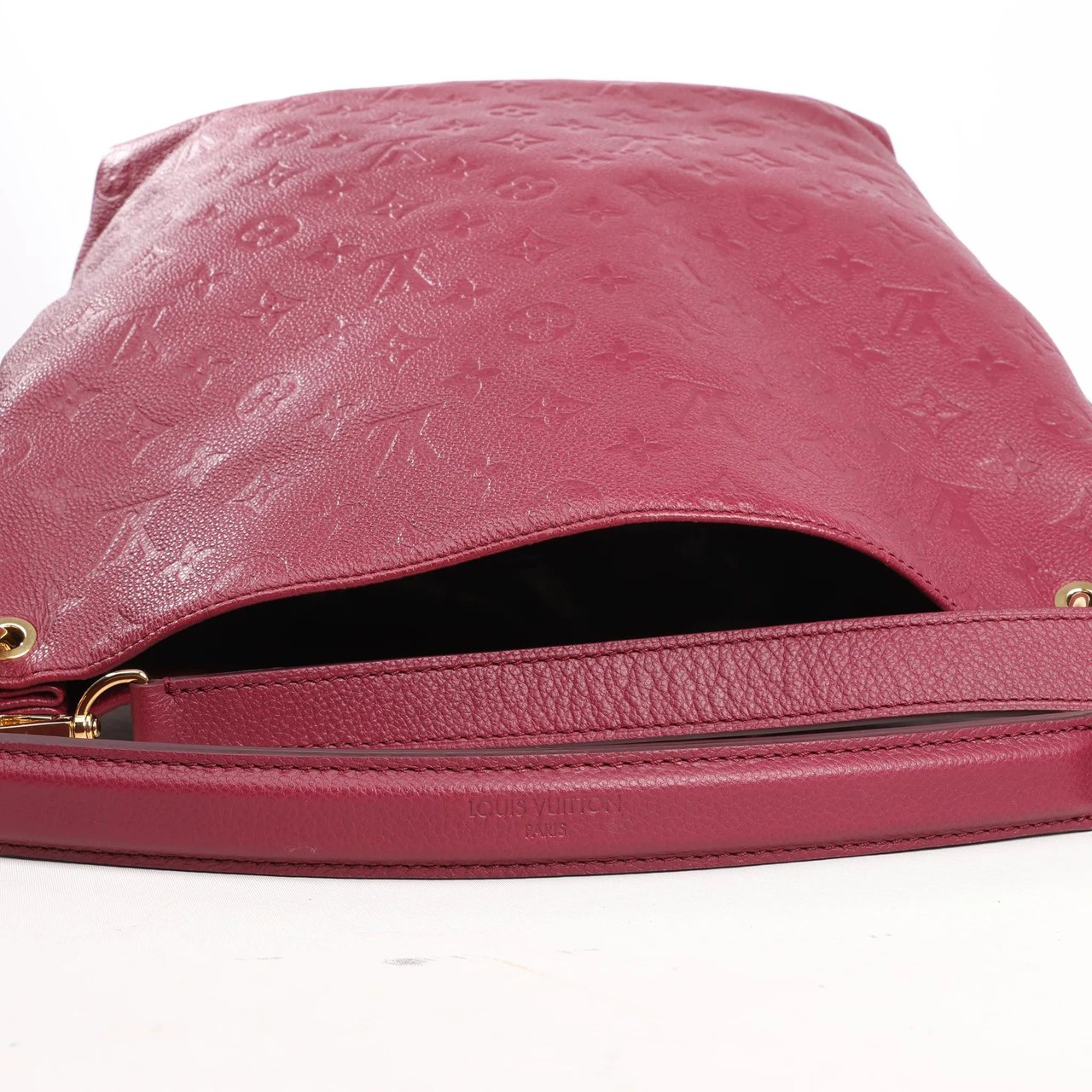 Louis Vuitton Louis Vuitton Monogram Hobo Metis 2Way Shoulder Bag in Burgundy M40813 Maroon