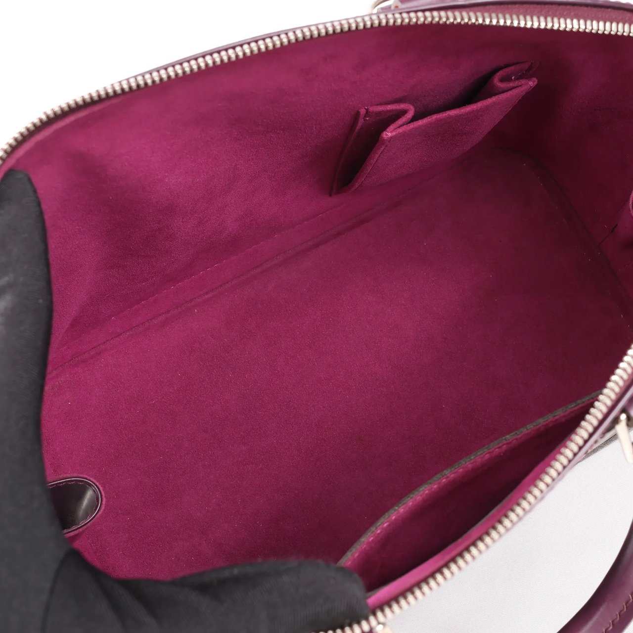 Louis Vuitton Louis Vuitton Alma Epi Leather Handbag in Purple M5280K Paars