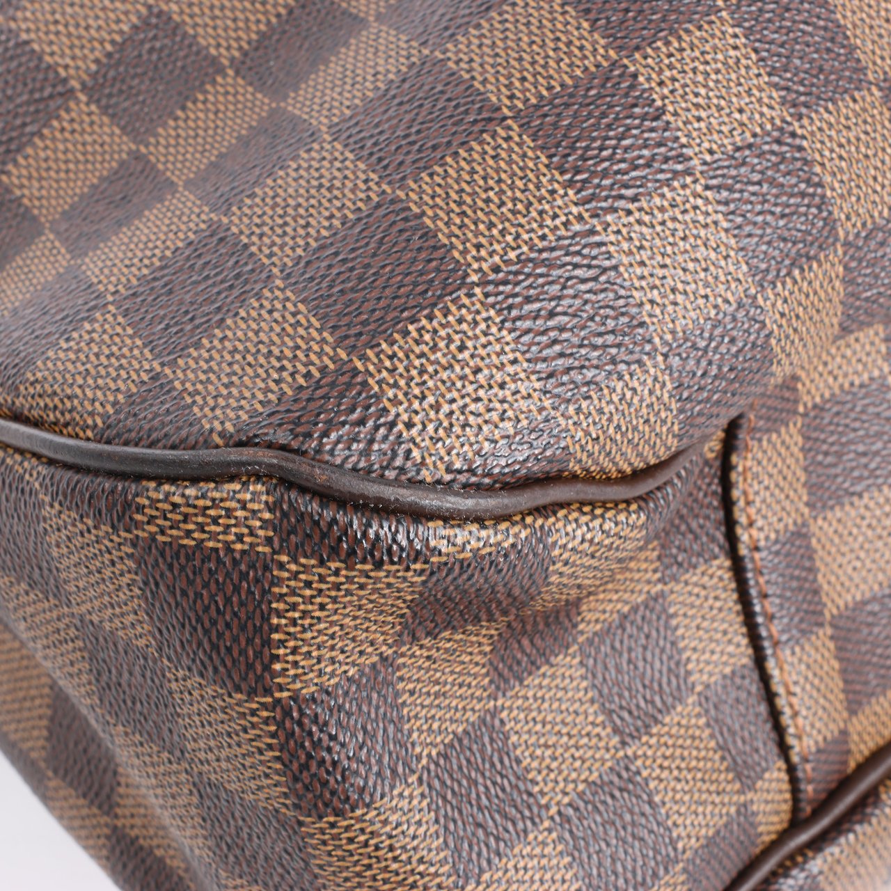 Louis Vuitton Louis Vuitton Damier Ebene Ivorie MM Shoulder Bag N41131 Bruin