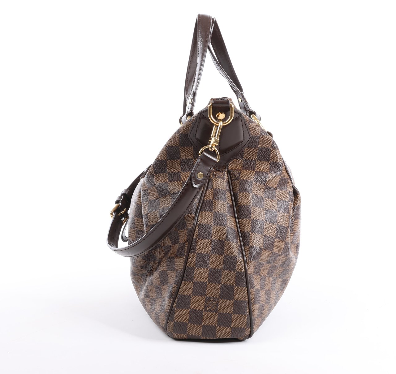 Louis Vuitton Louis Vuitton Damier Ebene Ivorie MM Shoulder Bag N41131 Bruin