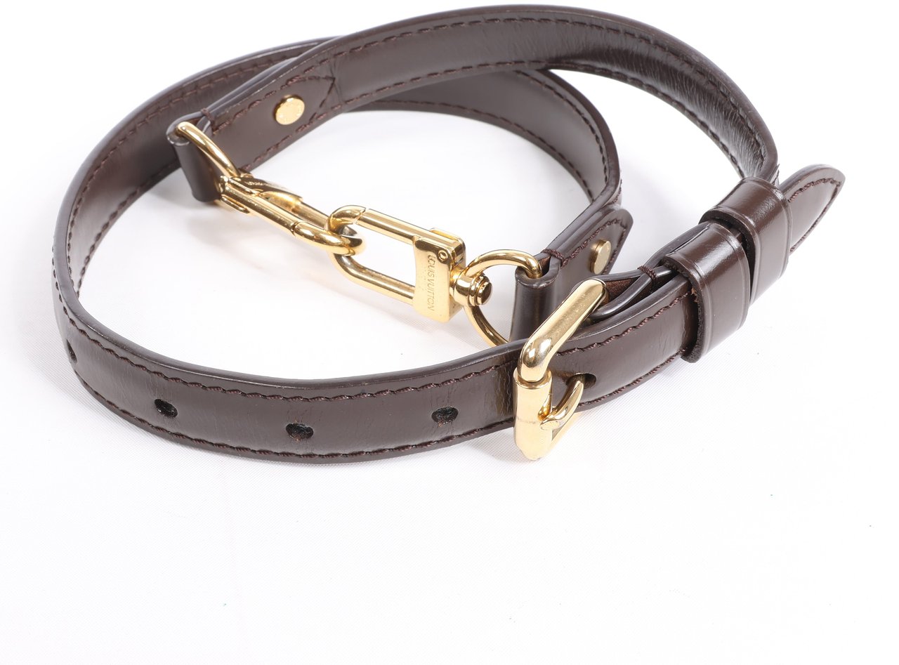 Louis Vuitton Louis Vuitton Damier Ebene Ivorie MM Shoulder Bag N41131 Bruin