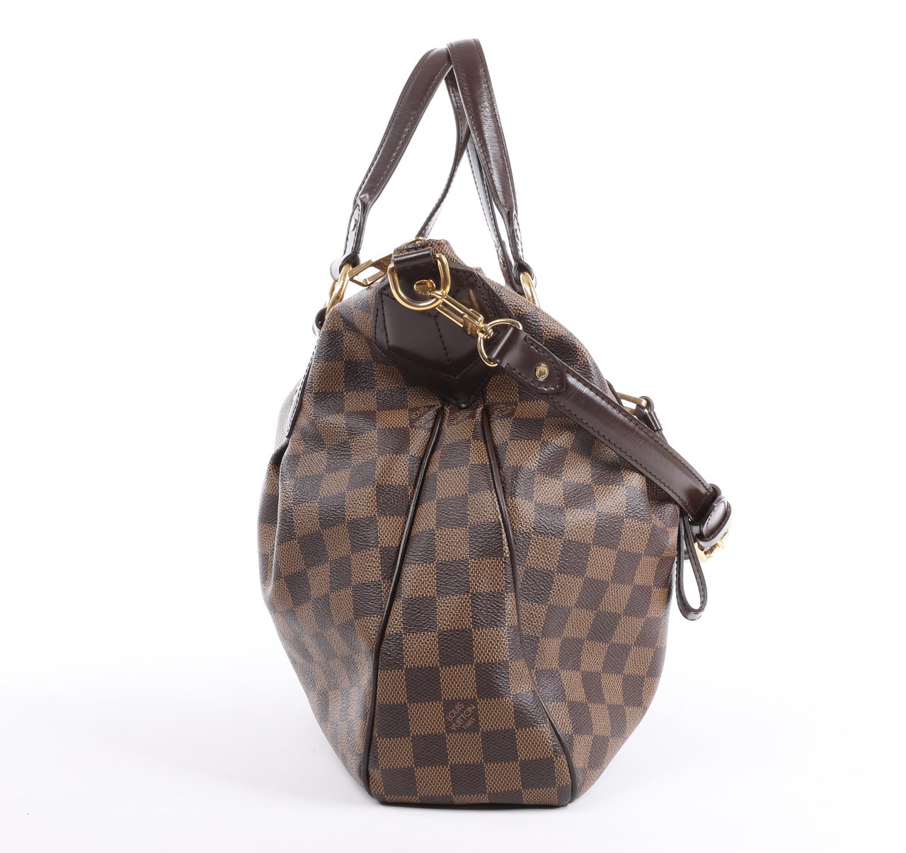 Louis Vuitton Louis Vuitton Damier Ebene Ivorie MM Shoulder Bag N41131 Bruin