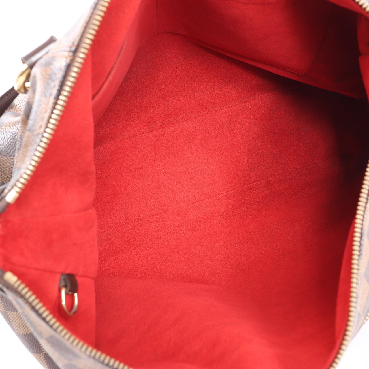 Louis Vuitton Louis Vuitton Damier Ebene Ivorie MM Shoulder Bag N41131 Bruin