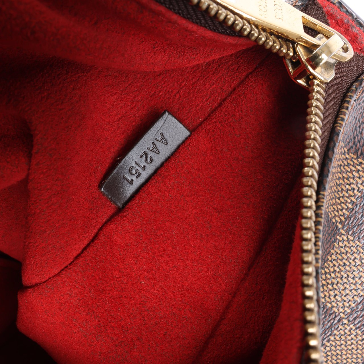 Louis Vuitton Louis Vuitton Damier Ebene Ivorie MM Shoulder Bag N41131 Bruin