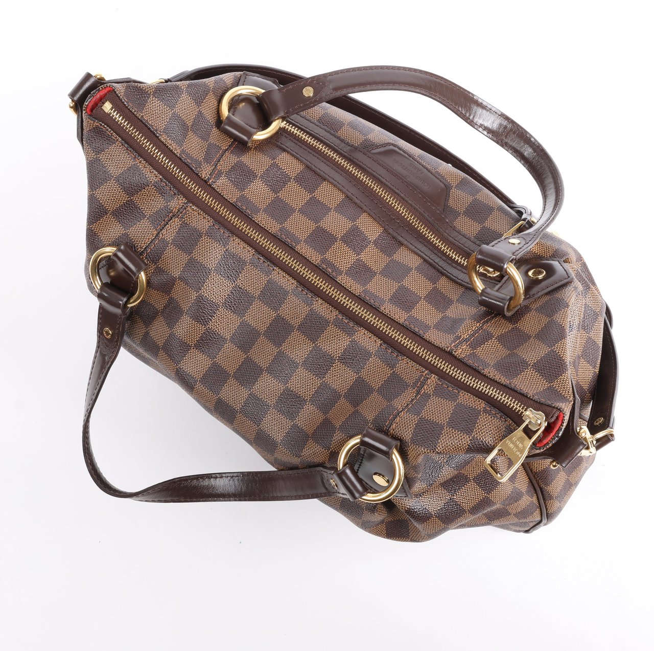 Louis Vuitton Louis Vuitton Damier Ebene Ivorie MM Shoulder Bag N41131 Bruin