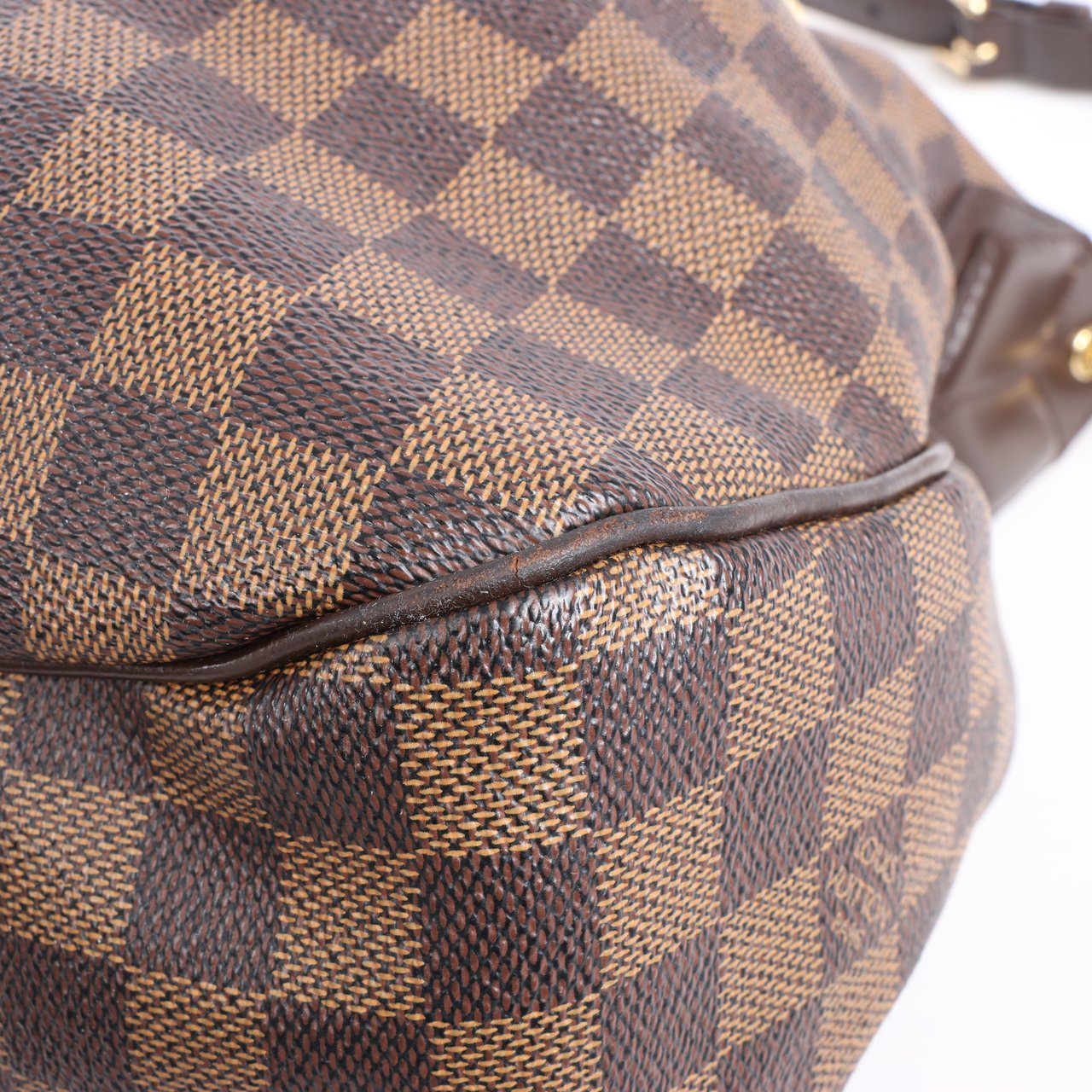 Louis Vuitton Louis Vuitton Damier Ebene Ivorie MM Shoulder Bag N41131 Bruin