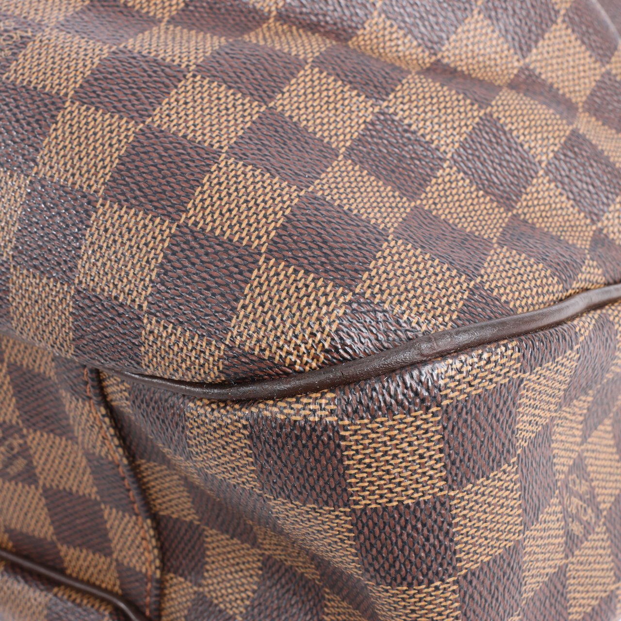Louis Vuitton Louis Vuitton Damier Ebene Ivorie MM Shoulder Bag N41131 Bruin