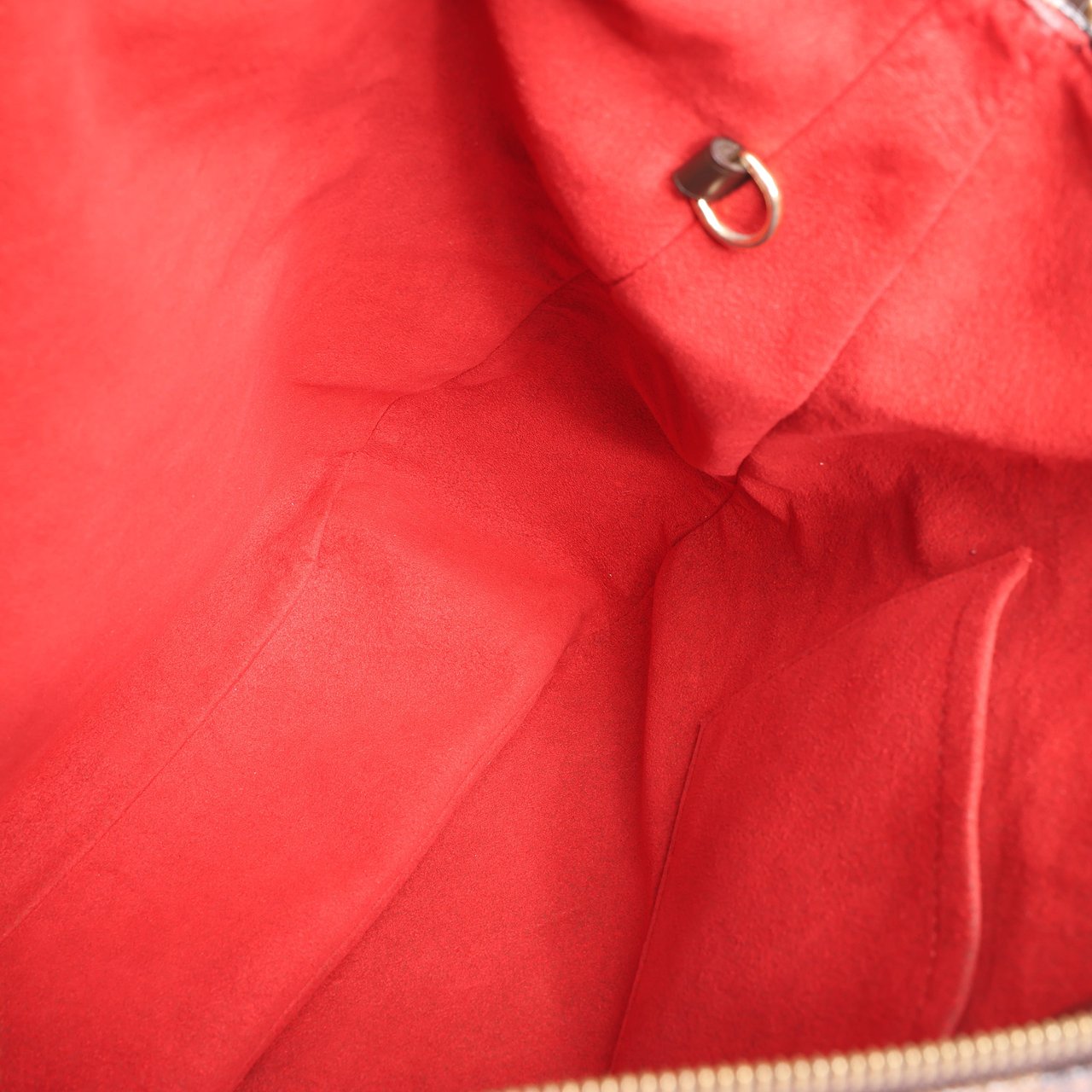 Louis Vuitton Louis Vuitton Damier Ebene Ivorie MM Shoulder Bag N41131 Bruin