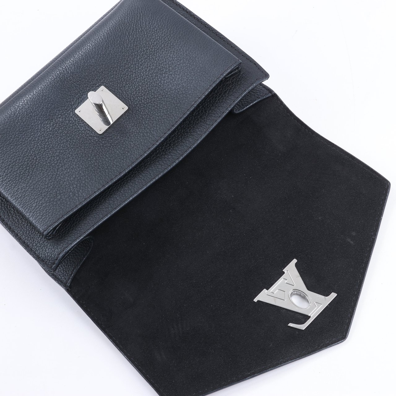 Louis Vuitton Louis Vuitton Cuir Taurillon MyLockMe BB 2Way Handbag in Black Zwart