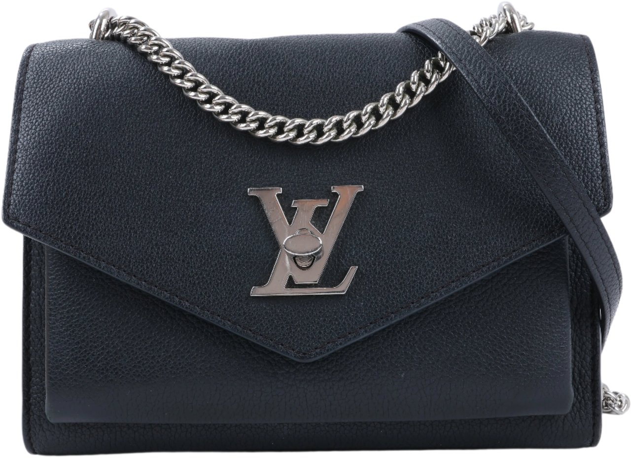 Louis Vuitton Louis Vuitton Cuir Taurillon MyLockMe BB 2Way Handbag in Black Zwart