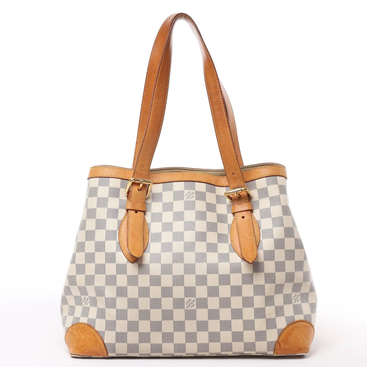 Louis Vuitton Louis Vuitton Damier Azur Hampstead MM Handbag N51206 Divers