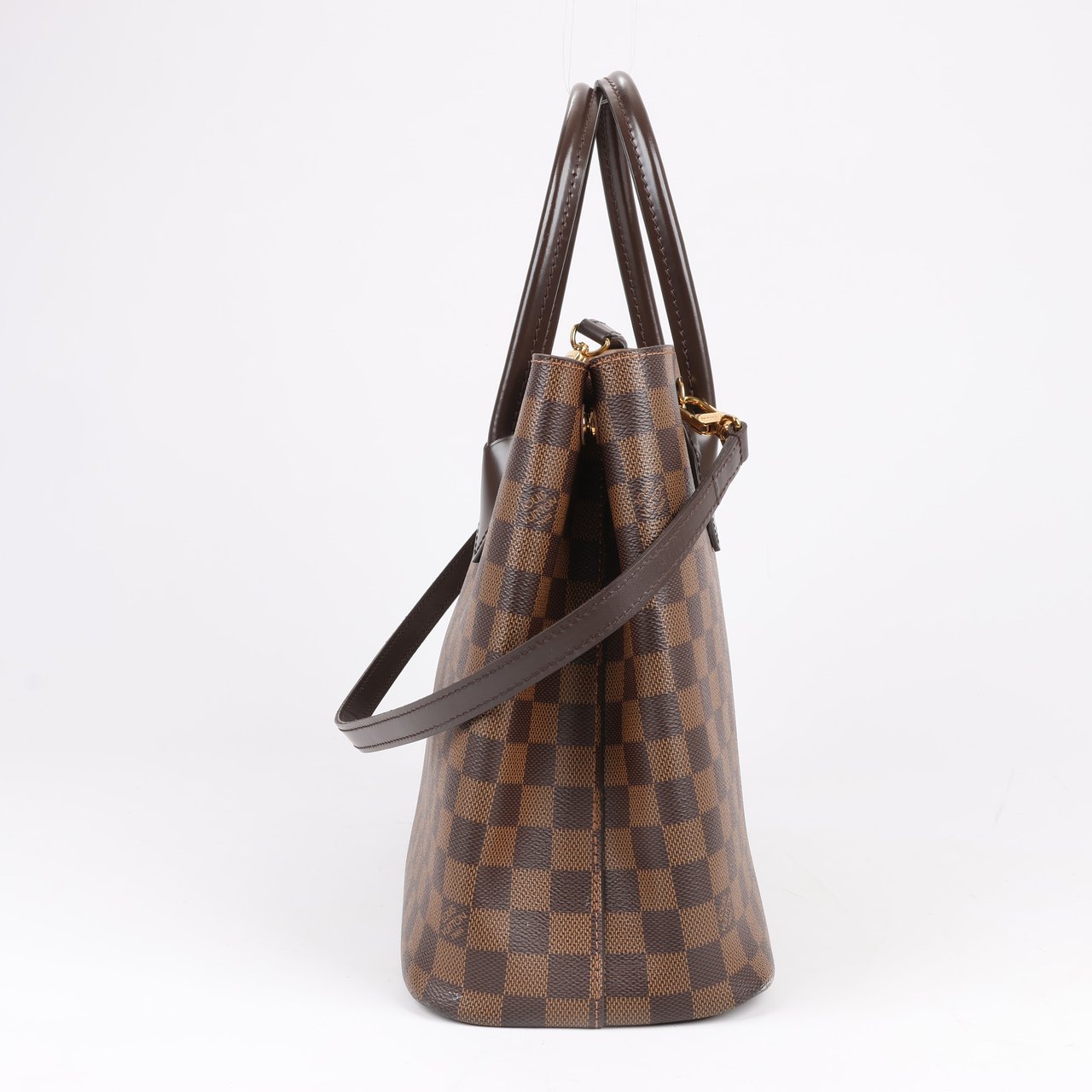 Louis Vuitton Louis Vuitton Damier Ebene Kensington 2Way Handbag N41435 Bruin