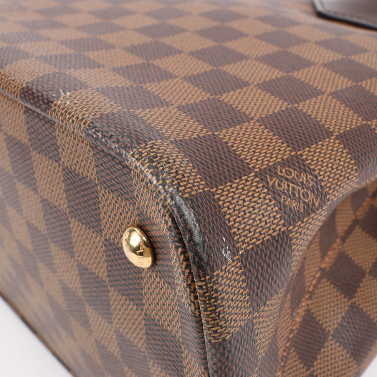 Louis Vuitton Louis Vuitton Damier Ebene Kensington 2Way Handbag N41435 Bruin