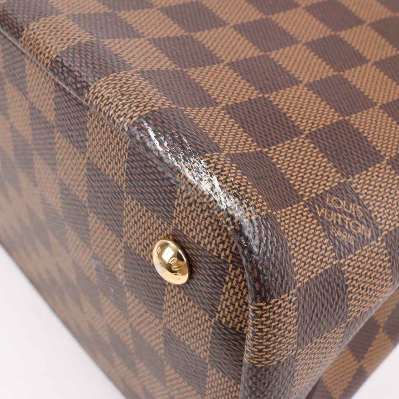 Louis Vuitton Louis Vuitton Damier Ebene Kensington 2Way Handbag N41435 Bruin
