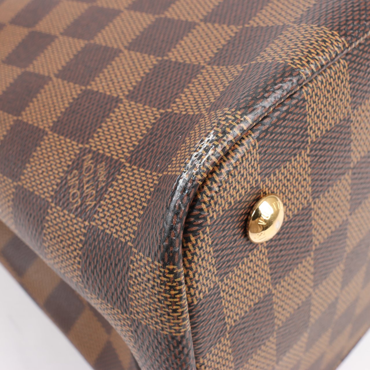 Louis Vuitton Louis Vuitton Damier Ebene Kensington 2Way Handbag N41435 Bruin