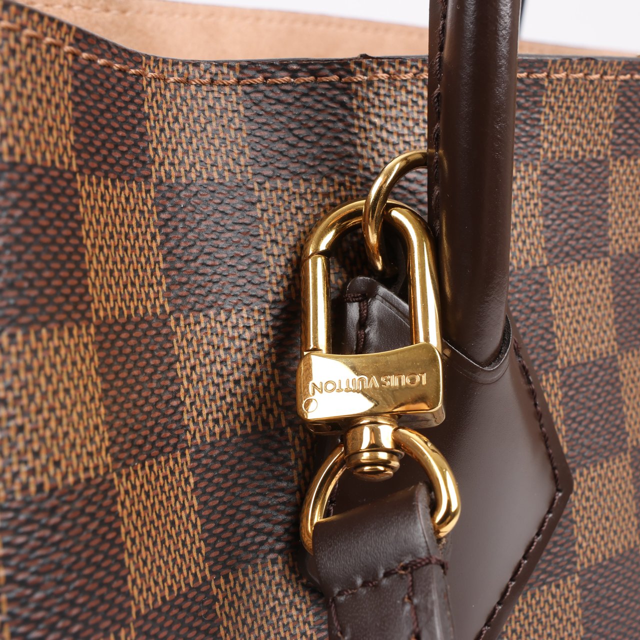 Louis Vuitton Louis Vuitton Damier Ebene Kensington 2Way Handbag N41435 Bruin