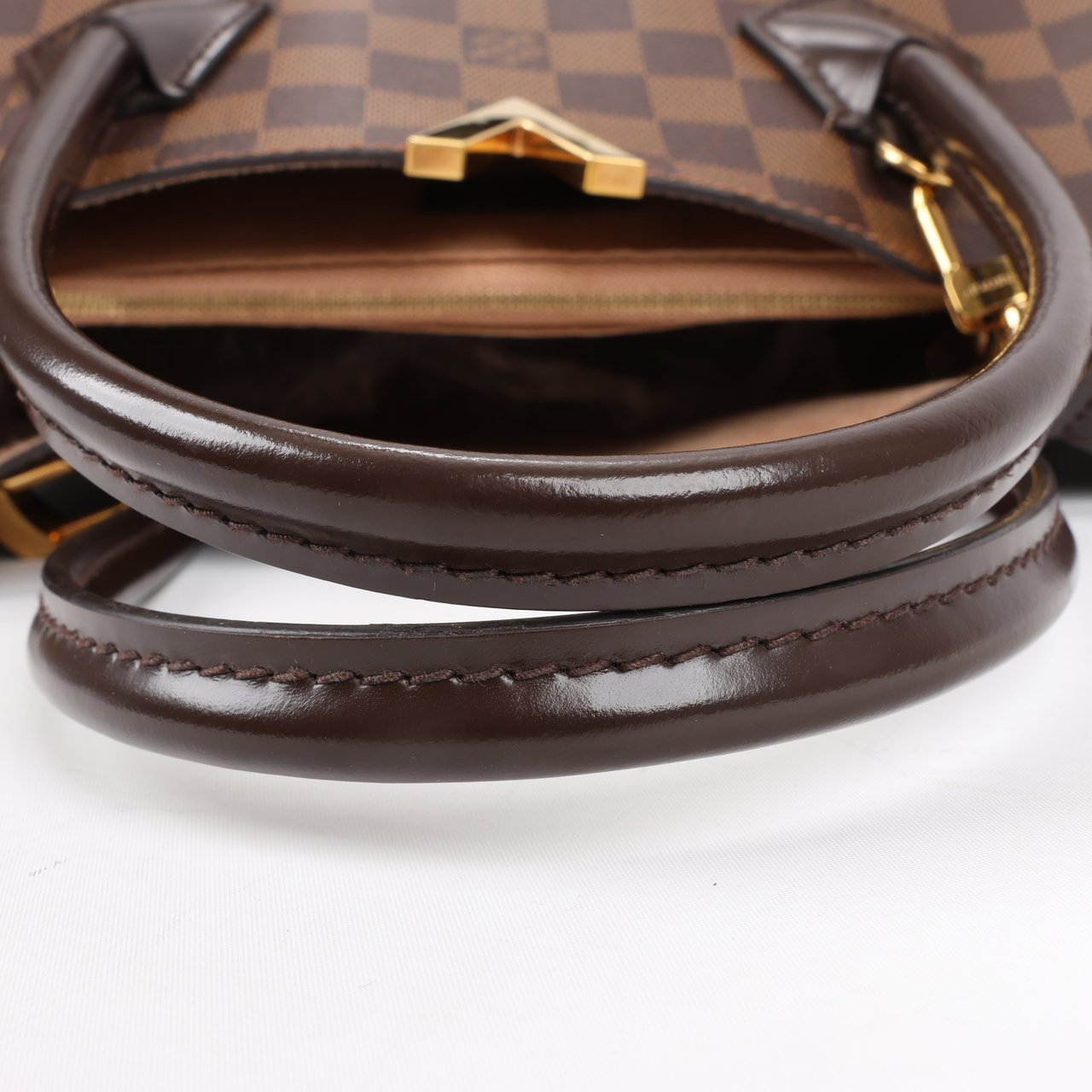 Louis Vuitton Louis Vuitton Damier Ebene Kensington 2Way Handbag N41435 Bruin