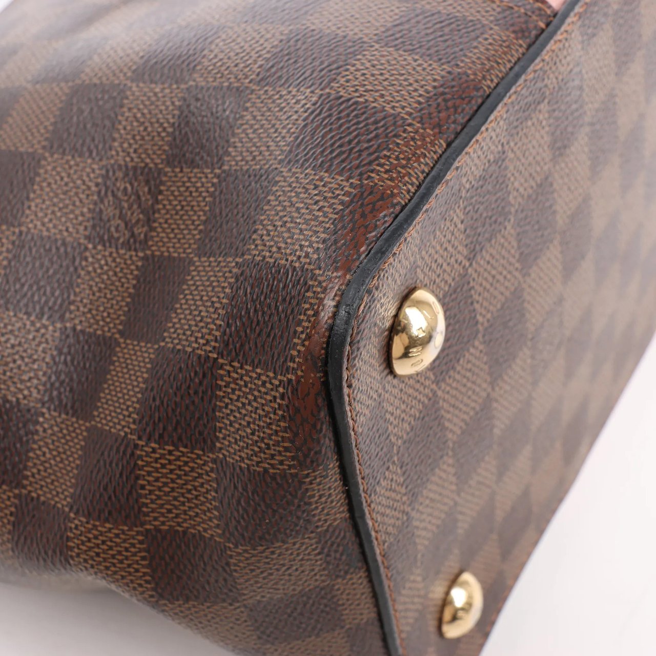 Louis Vuitton Louis Vuitton Jersey Damier x Leather 2Way Shoulder Bag in Brown x Pink N44041 Divers