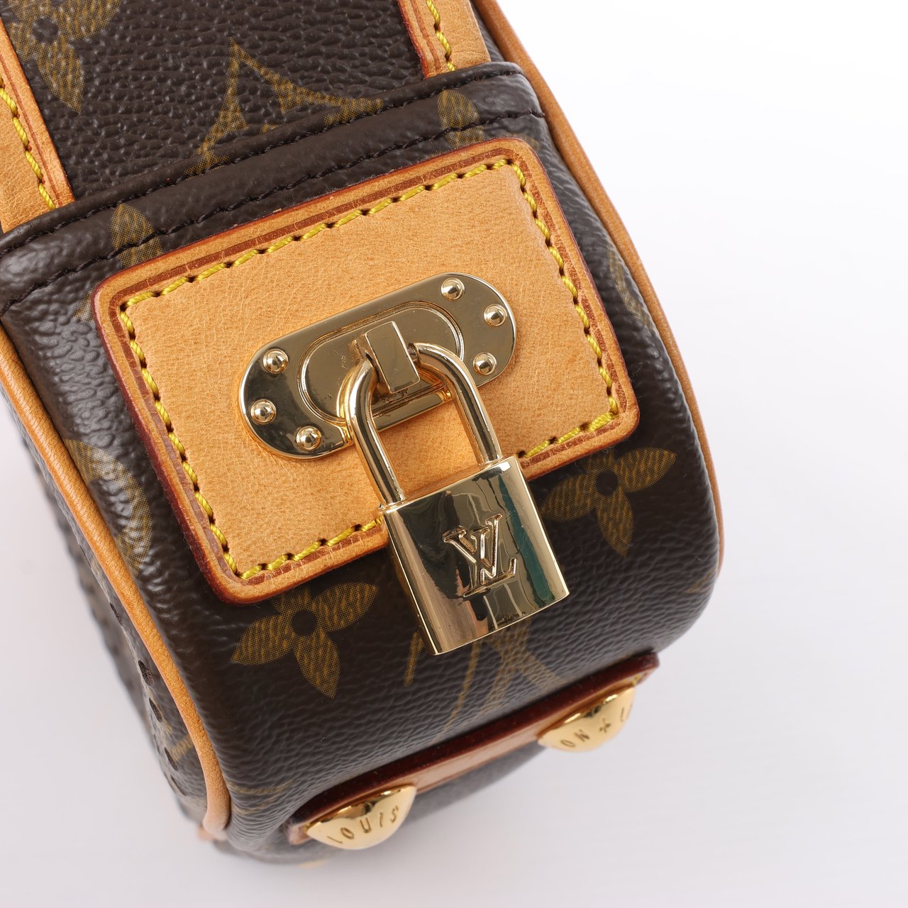 Louis Vuitton Louis Vuitton Limited Edition Monogram Perforated Mini Trocadero Shoulder Bag M95177 Bruin