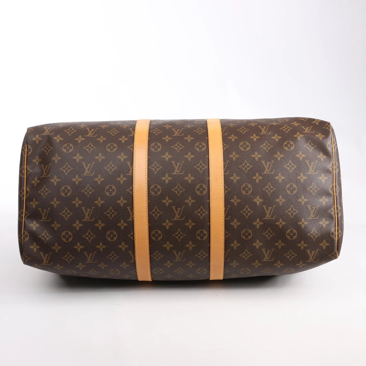 Louis Vuitton Louis Vuitton Monogram Canvas Keepall 55 Travel Bag M41424 Bruin