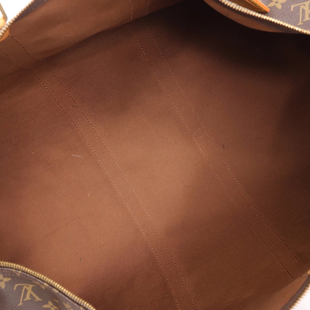 Louis Vuitton Louis Vuitton Monogram Canvas Keepall 55 Travel Bag M41424 Bruin