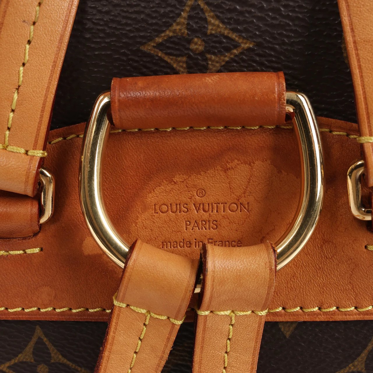 Louis Vuitton Louis Vuitton Monogram Canvas Monsley Backpack M43431 Bruin