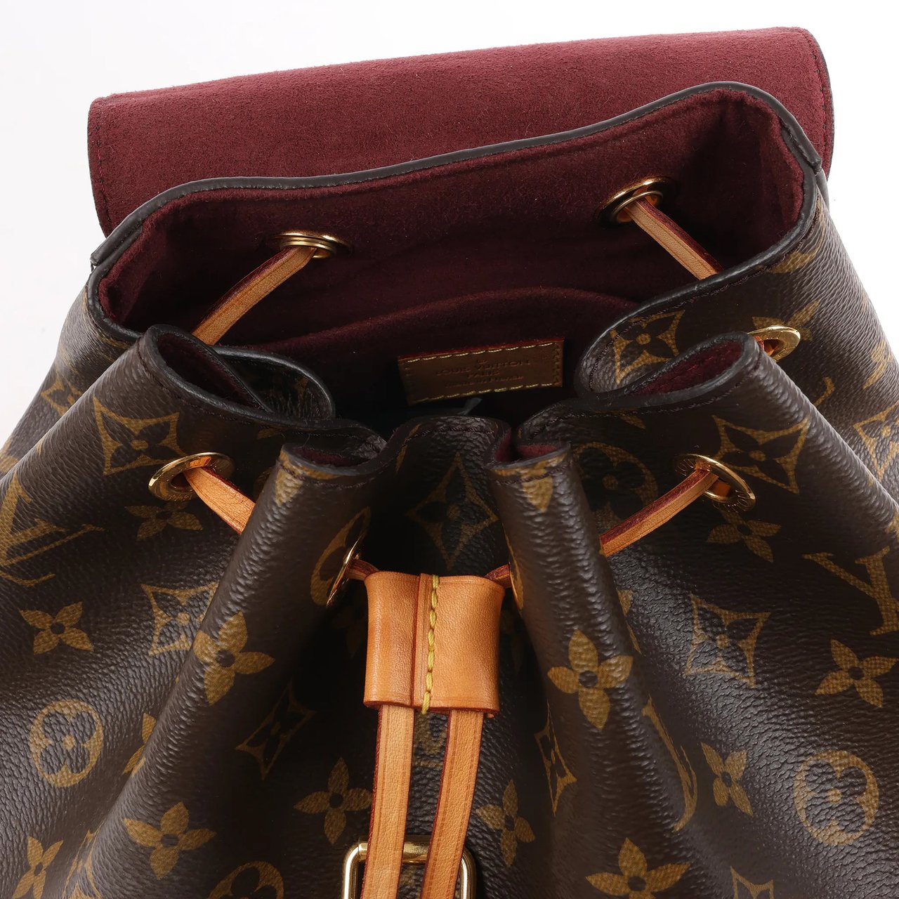 Louis Vuitton Louis Vuitton Monogram Canvas Monsley Backpack M43431 Bruin