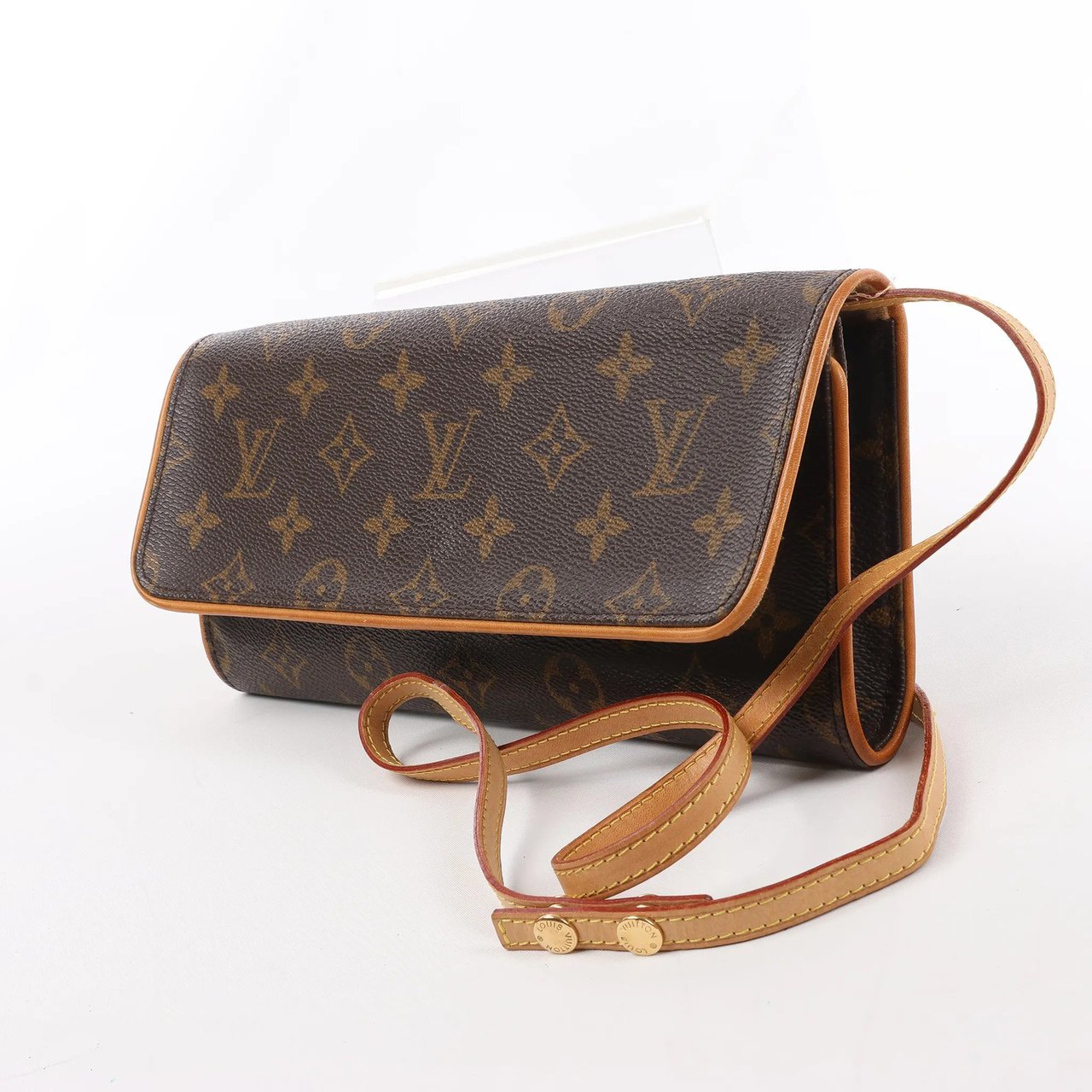 Louis Vuitton Louis Vuitton Monogram Canvas Pochette Twin GM Shoulder Bag M51852 Bruin