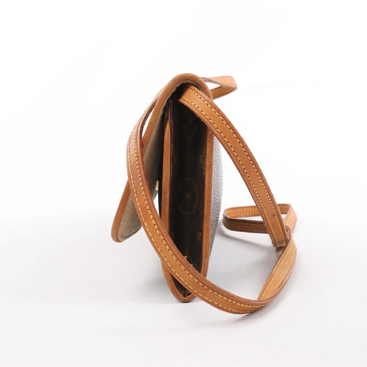 Louis Vuitton Louis Vuitton Monogram Canvas Pochette Twin GM Shoulder Bag M51852 Bruin