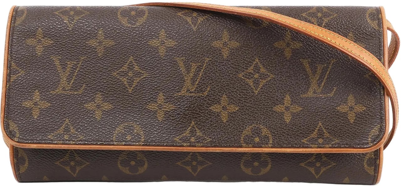Louis Vuitton Louis Vuitton Monogram Canvas Pochette Twin GM Shoulder Bag M51852 Bruin