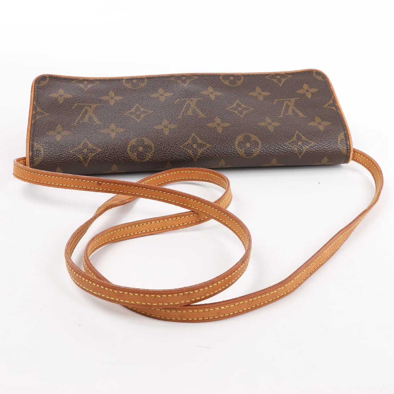 Louis Vuitton Louis Vuitton Monogram Canvas Pochette Twin GM Shoulder Bag M51852 Bruin