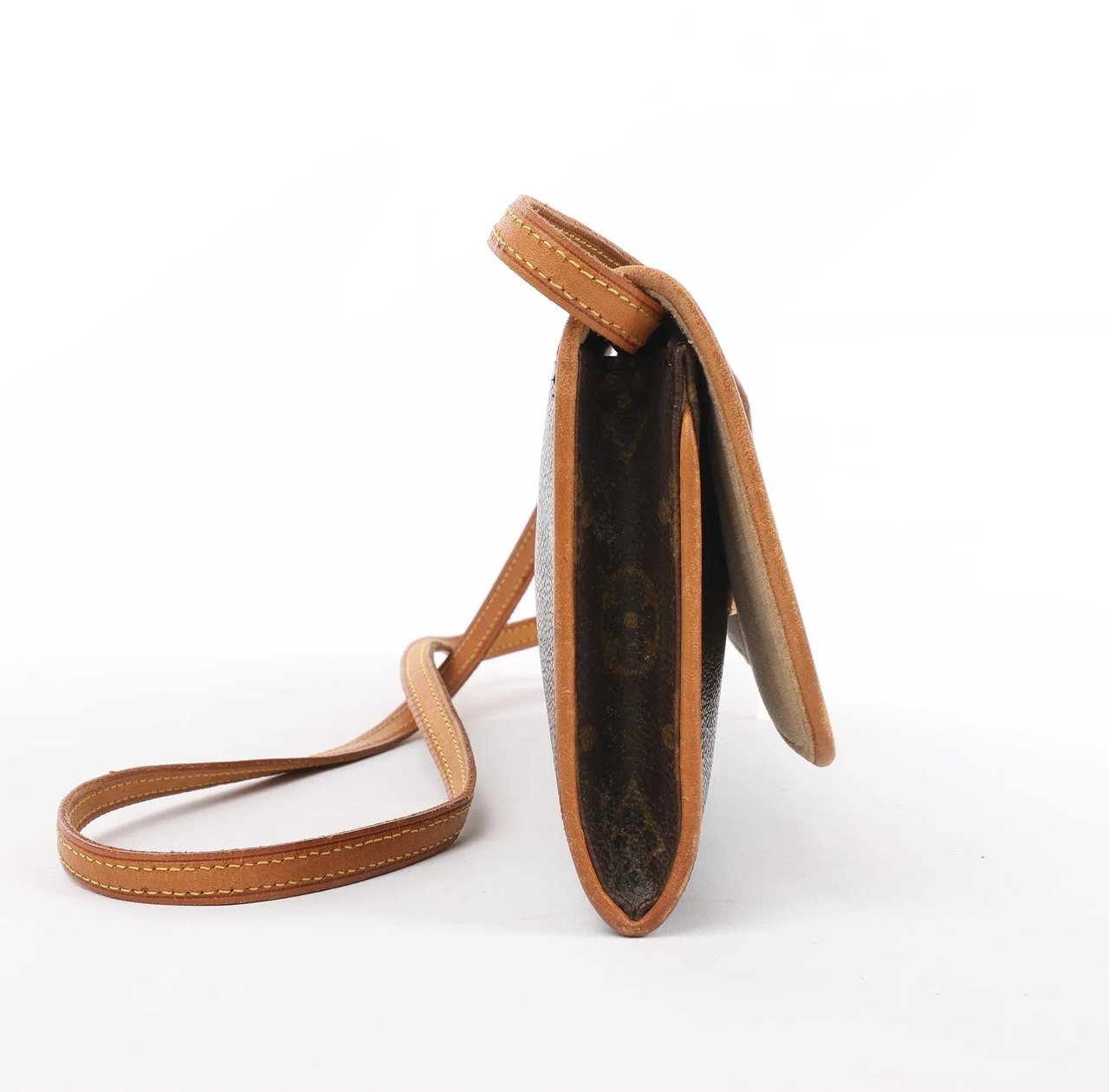 Louis Vuitton Louis Vuitton Monogram Canvas Pochette Twin GM Shoulder Bag M51852 Bruin