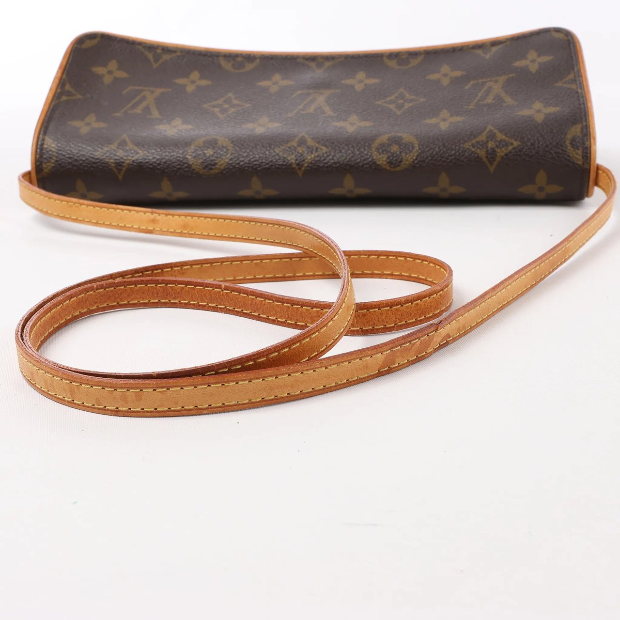 Louis Vuitton Louis Vuitton Monogram Canvas Pochette Twin GM Shoulder Bag M51852 Bruin
