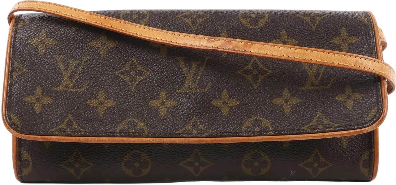 Louis Vuitton Louis Vuitton Monogram Canvas Pochette Twin GM Shoulder Bag M51852 Bruin