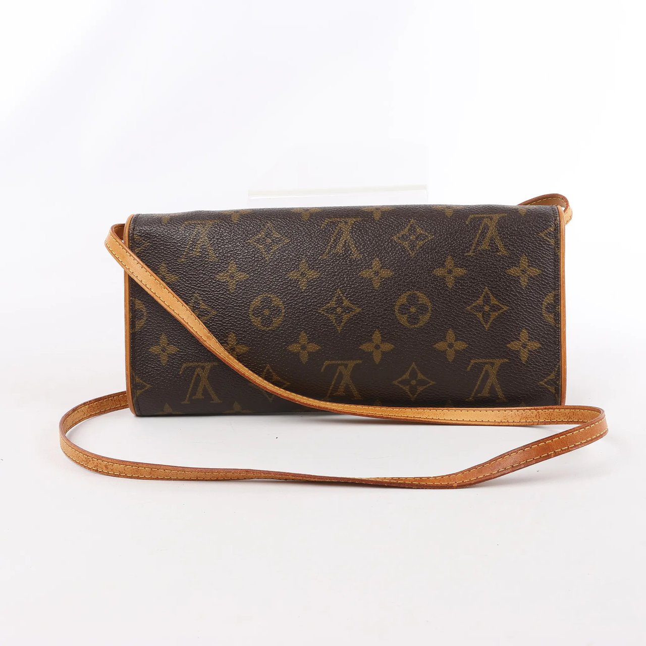 Louis Vuitton Louis Vuitton Monogram Canvas Pochette Twin GM Shoulder Bag M51852 Bruin