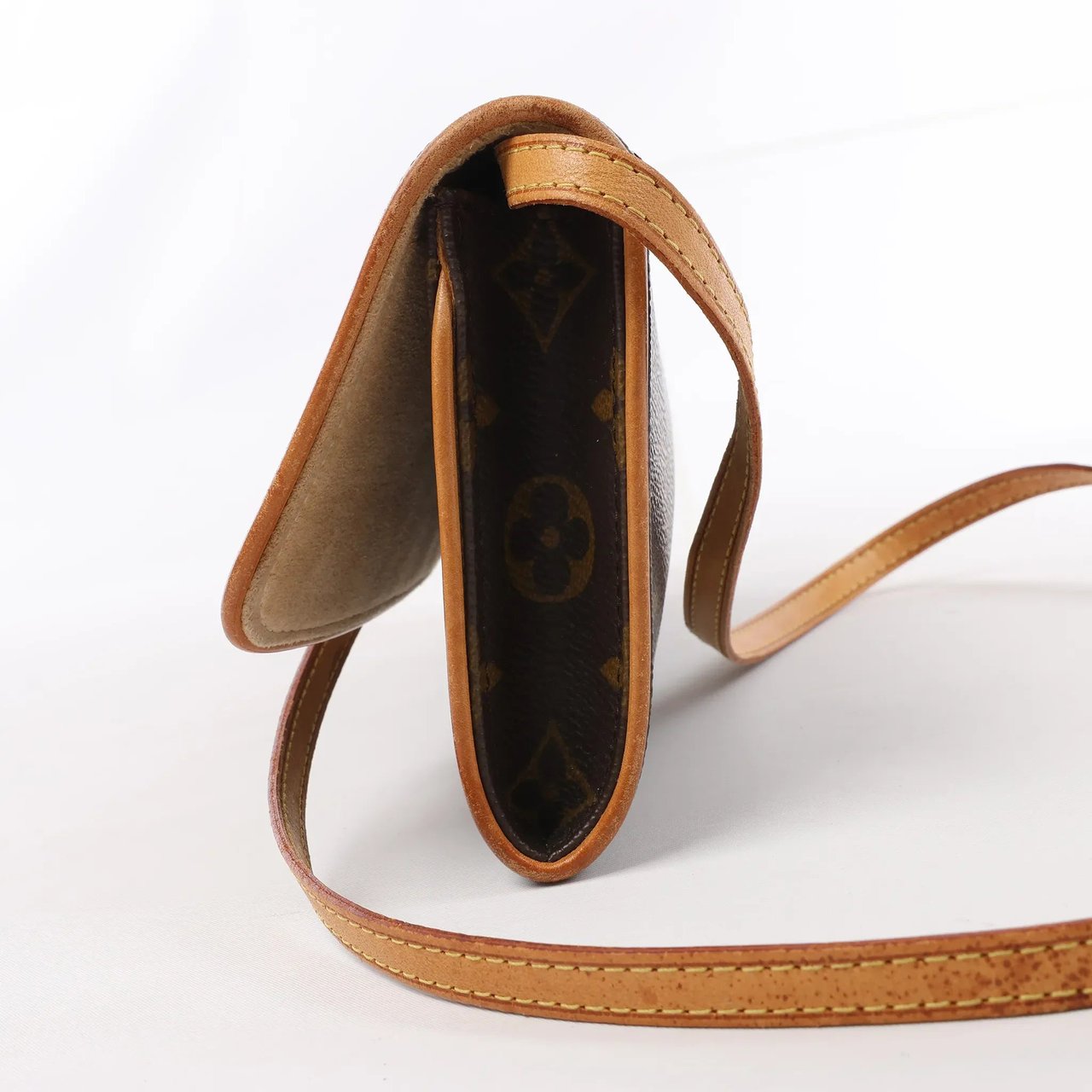 Louis Vuitton Louis Vuitton Monogram Canvas Pochette Twin GM Shoulder Bag M51852 Bruin