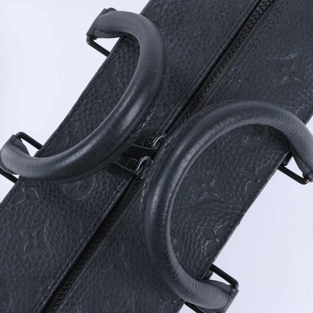 Louis Vuitton Louis Vuitton Monogram Emboss Soft Trunk 2Way Handbag in Black M57410 Zwart