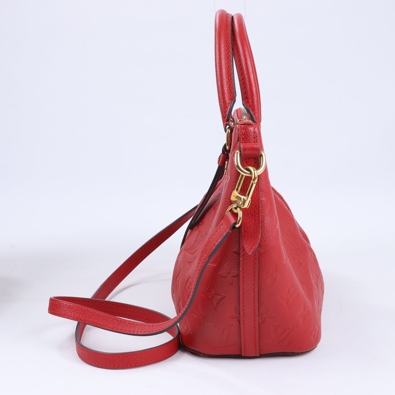 Louis Vuitton Louis Vuitton Monogram Empreinte Mazarine PM Handbag in Cherry M50638 Rood