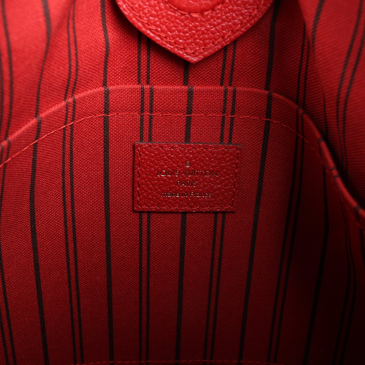 Louis Vuitton Louis Vuitton Monogram Empreinte Mazarine PM Handbag in Cherry M50638 Rood