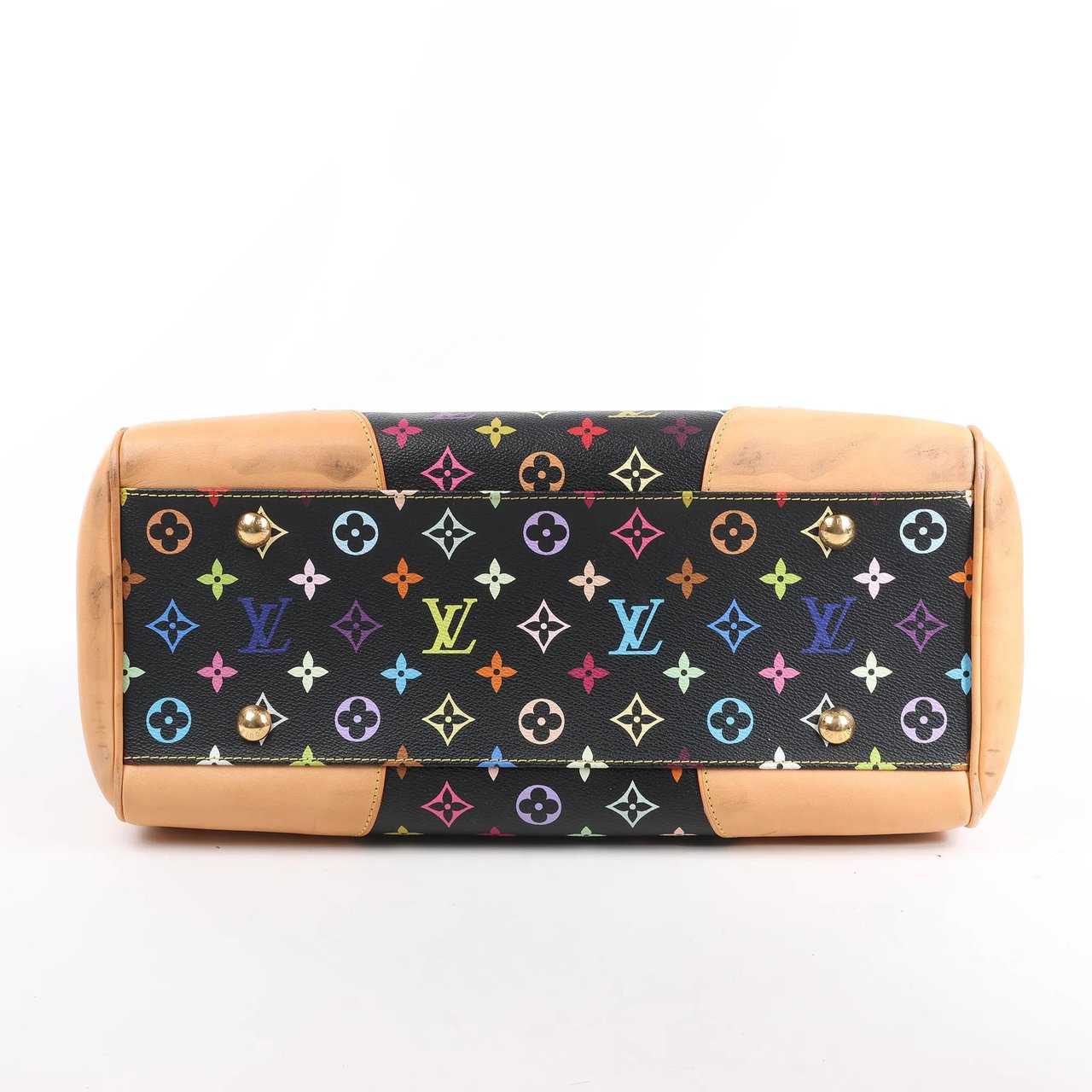 Louis Vuitton Louis Vuitton Monogram Multicolor Beverly MM Handbag in Black Divers